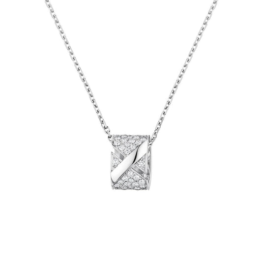Mysitc LIENS EVIDENCE DIAMOND PAVED NECKLACE