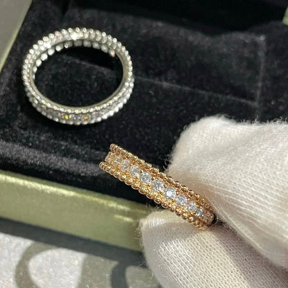 Mysitc PERLEE DIAMOND SILVER RING