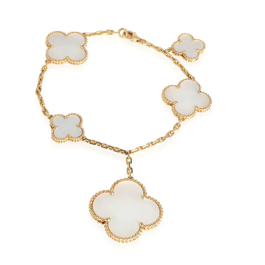 Mysitc MAGIC CLOVER MOP GOLD BRACELET 5 MOTIFS