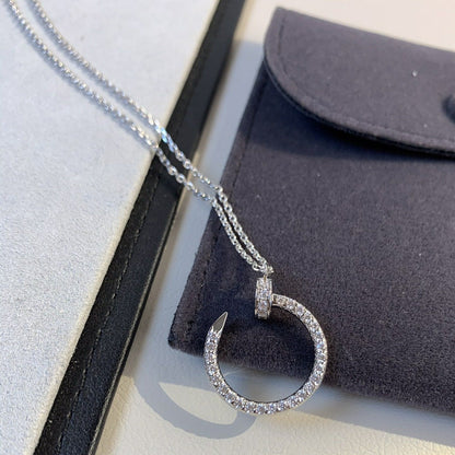Mysitc JUSTE NECKLACE SILVER DIAMONDS