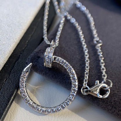 Mysitc JUSTE NECKLACE SILVER DIAMONDS