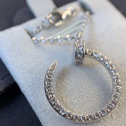 Mysitc JUSTE NECKLACE SILVER DIAMONDS