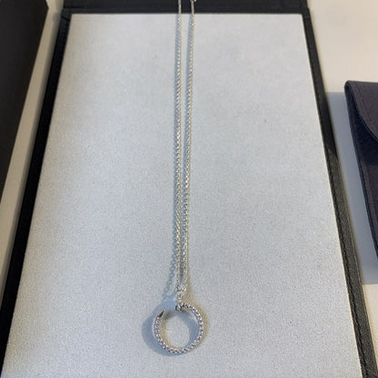 Mysitc JUSTE NECKLACE SILVER DIAMONDS