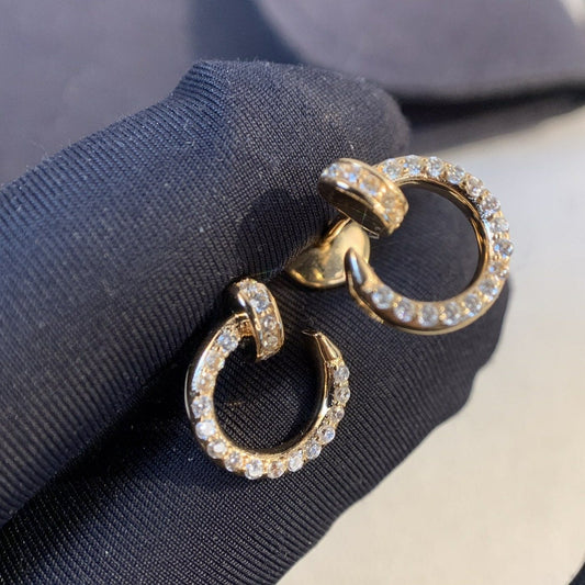 Mysitc JUSTE EARRINGS GOLD DIAMONDS