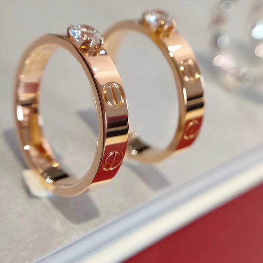 Mysitc LOVE RING 3.6MM 1 BIG DIAMOND