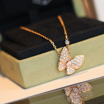 Mysitc BUTTERFLY DIAMOND NECKLACE