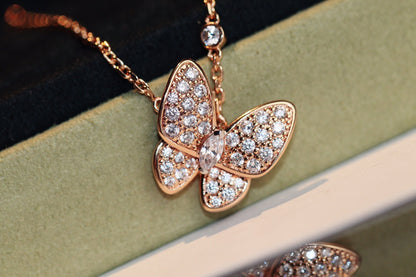 Mysitc BUTTERFLY DIAMOND NECKLACE