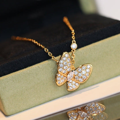 Mysitc BUTTERFLY DIAMOND NECKLACE