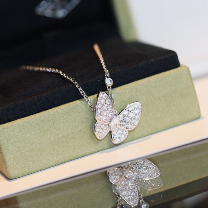 Mysitc BUTTERFLY DIAMOND NECKLACE