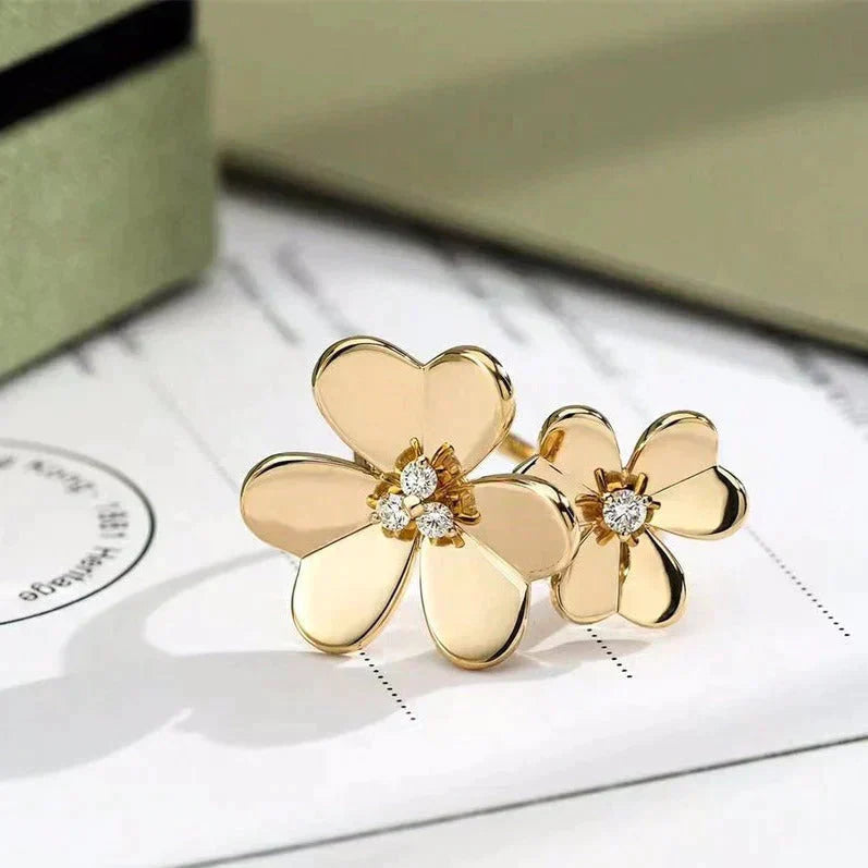 Mysitc CLOVER COMOS GOLD DIAMOND RING