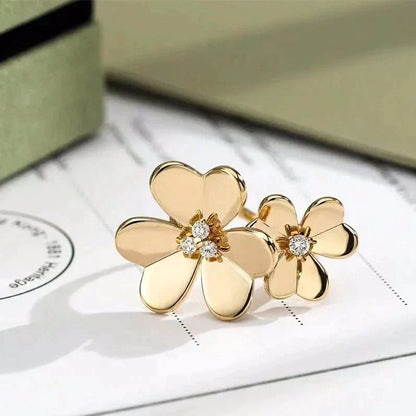Mysitc CLOVER COMOS GOLD DIAMOND RING