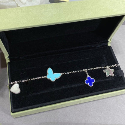Mysitc LUCKY SPRING SILVER BRACELET 4 MOTIF