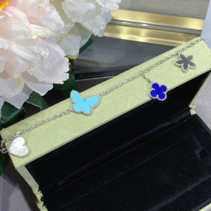 Mysitc LUCKY SPRING SILVER BRACELET 4 MOTIF
