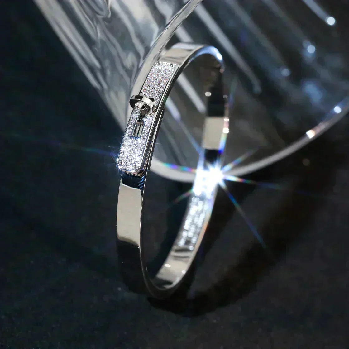 Mysitc KELLY SILVER DIAMOND BRACELET