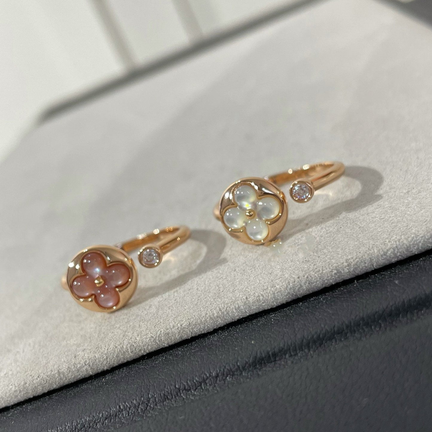 Mysitc SUN 1 DIAMOND PINK MOP RING