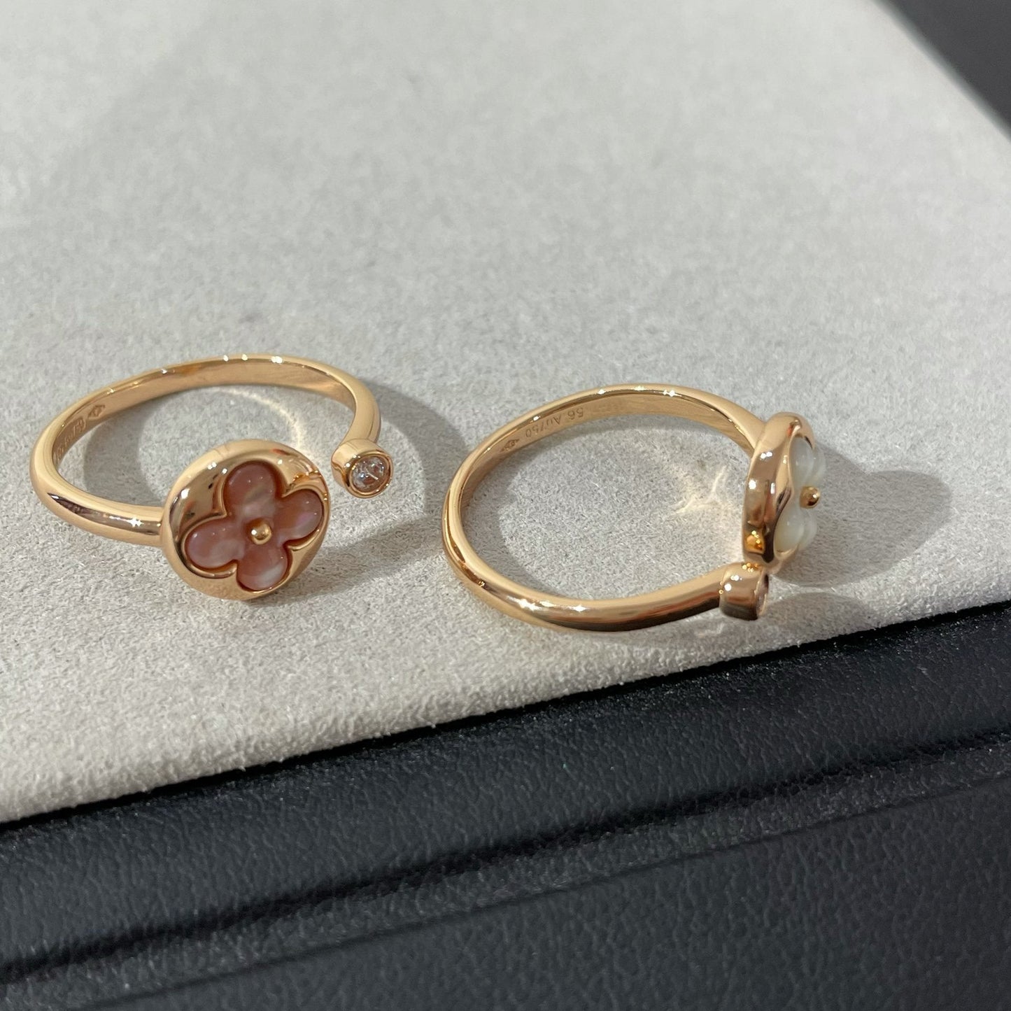 Mysitc SUN 1 DIAMOND PINK MOP RING