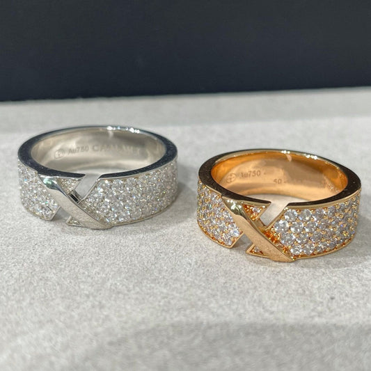 Mysitc LIENS EVIDENCE  DIAMOND PAVED RING