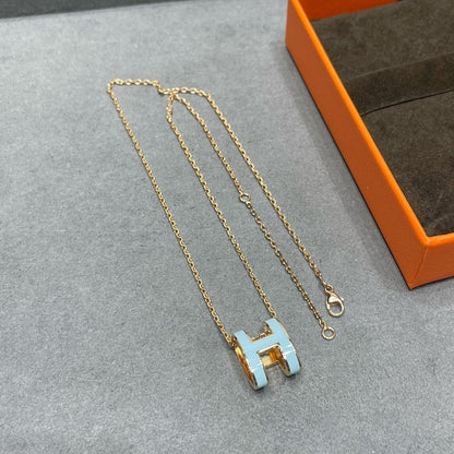 Mysitc POP H SKY BLUE NECKLACE