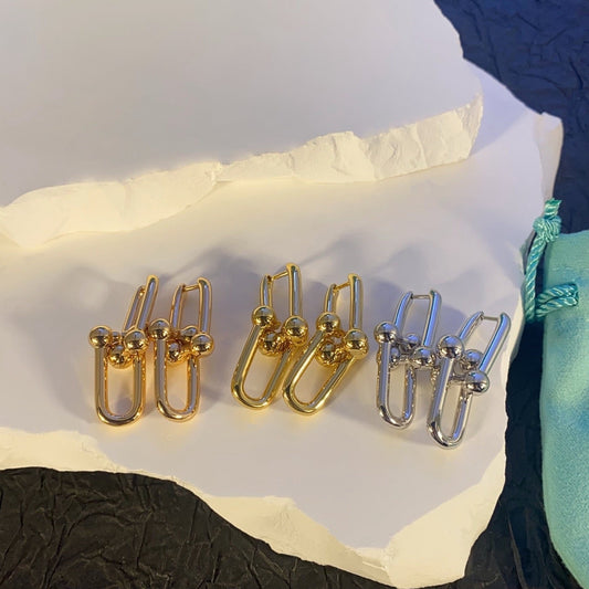 [Mysitc ] TF U-shaped earrings