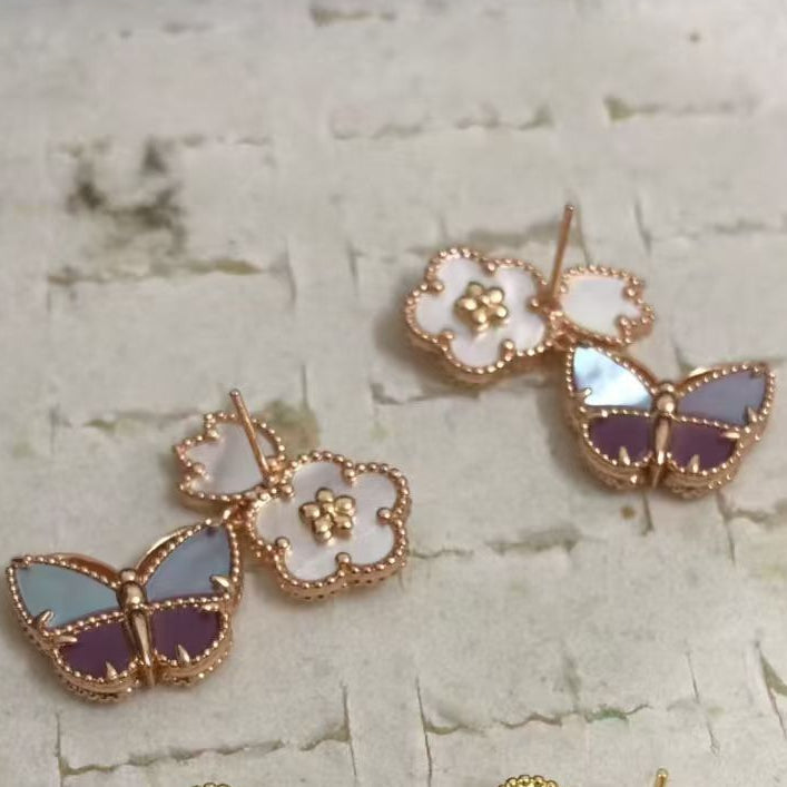 [Mysitc ] 26 NEW CLOVER LUCKY LIGHT PURPLE SET