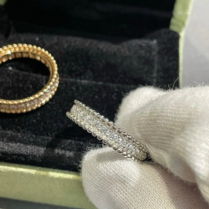 Mysitc PERLEE DIAMOND SILVER RING