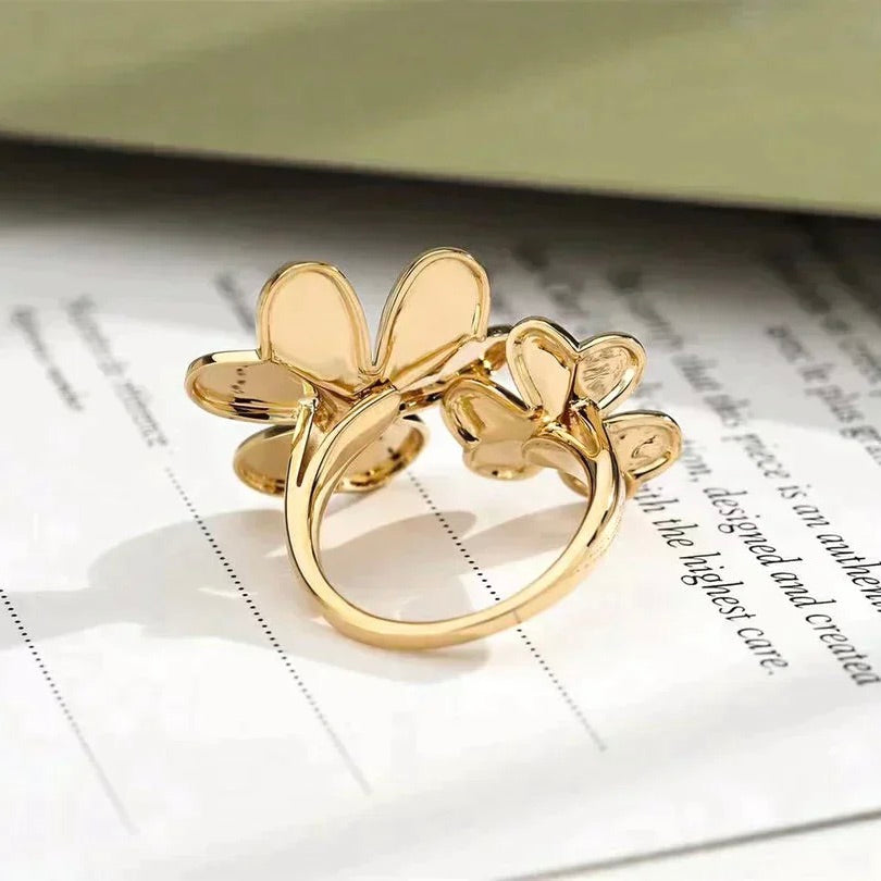 Mysitc CLOVER COMOS GOLD DIAMOND RING