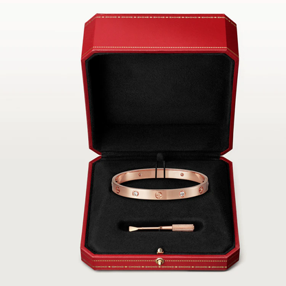 Mysitc LOVE BRACELET 6.1MM 4 DIAMONDS