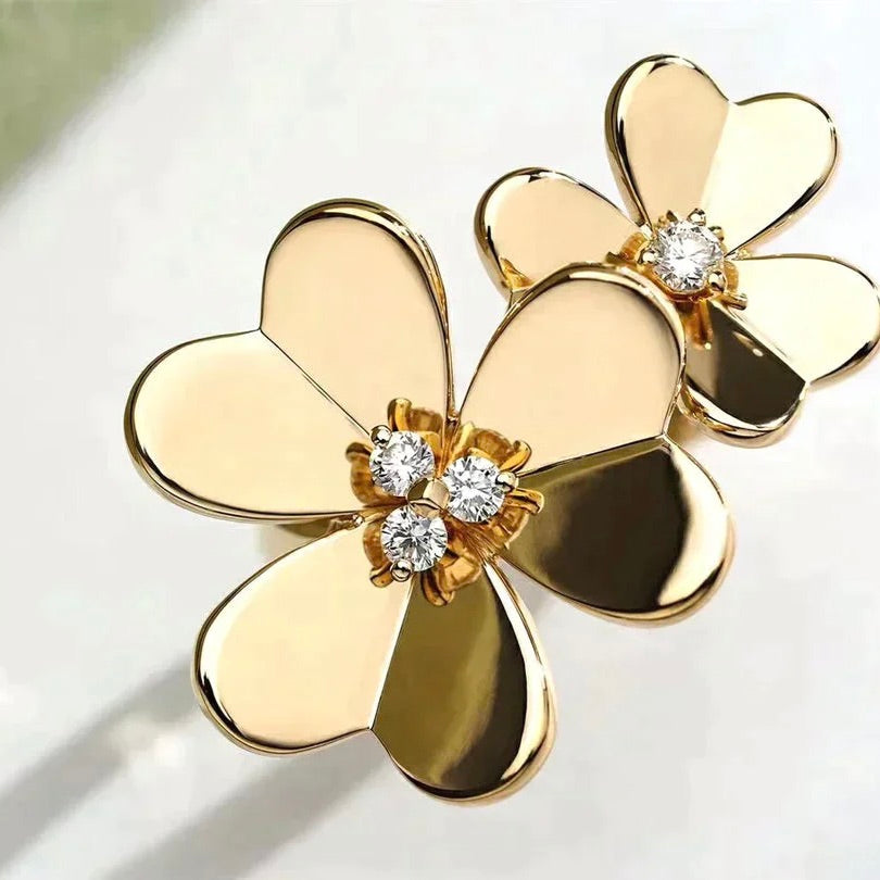 Mysitc CLOVER COMOS GOLD DIAMOND RING