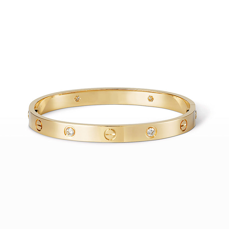 Mysitc LOVE BRACELET 6.1MM 4 DIAMONDS