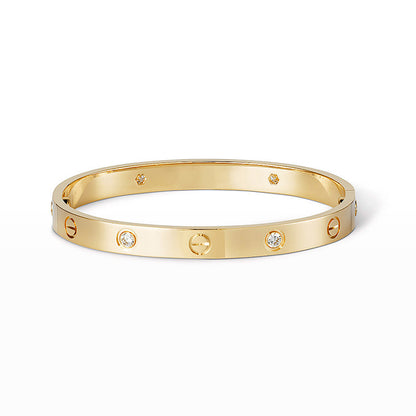 Mysitc LOVE BRACELET 6.1MM 4 DIAMONDS