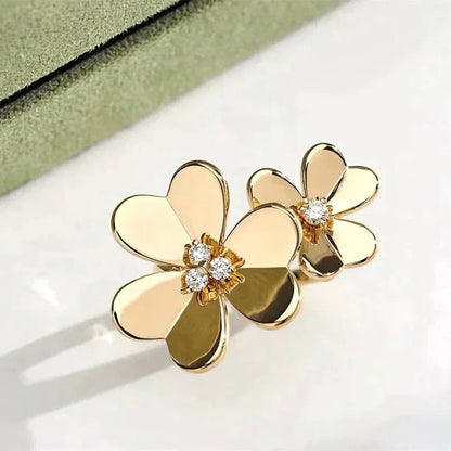 Mysitc CLOVER COMOS GOLD DIAMOND RING