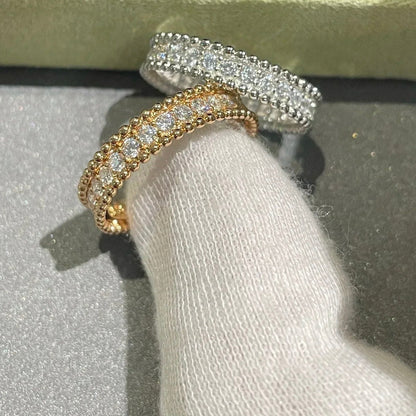 Mysitc PERLEE DIAMOND SILVER RING