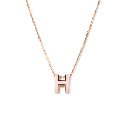 Mysitc POP H PEDANT PINK GOLD