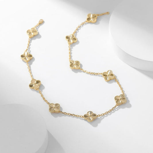 Mysitc CLOVER 10 MOTIFS LASER NECKLACE