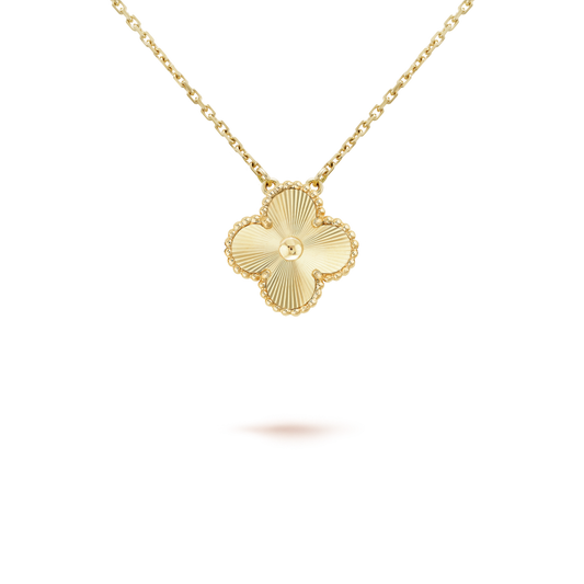 Mysitc CLOVER 15MM LASER NECKLACE