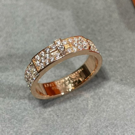 Mysitc KELLY PINK GOLD DIAMOND RING