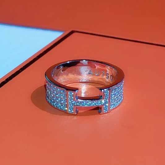 Mysitc H RING FULL DIAMOND