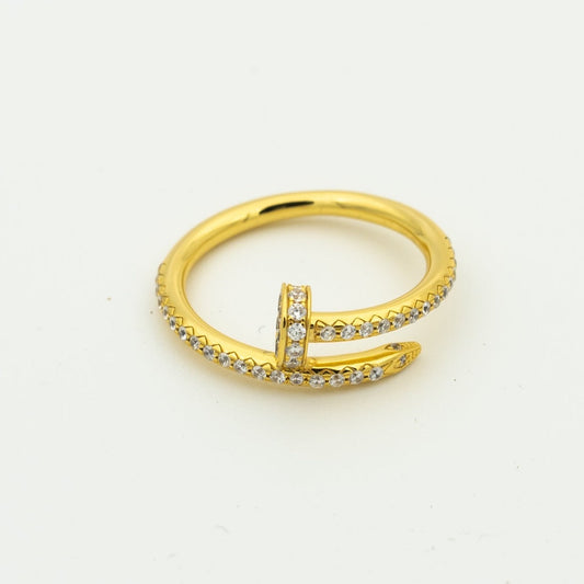 Mysitc JUSTE RING 1.8MM GOLD DIAMONDS