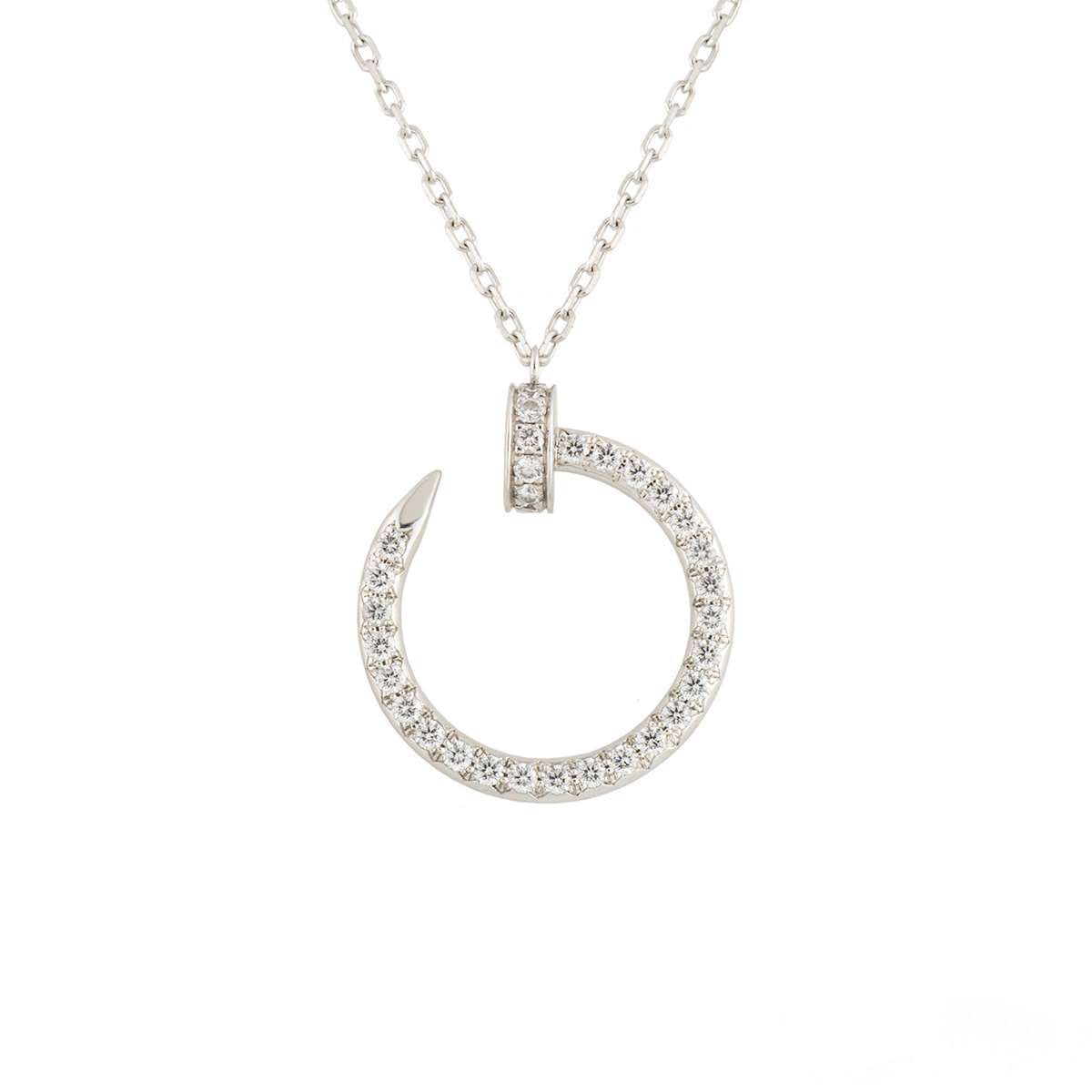 Mysitc JUSTE NECKLACE SILVER DIAMONDS