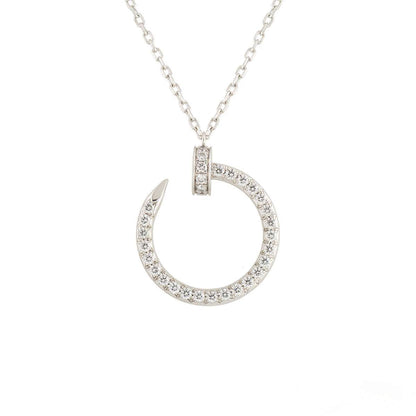Mysitc JUSTE NECKLACE SILVER DIAMONDS