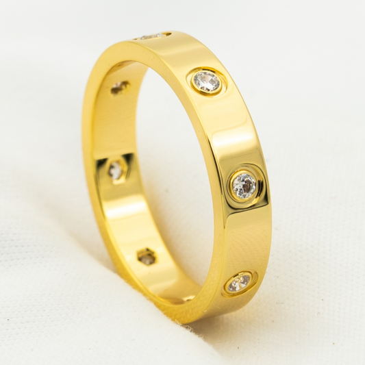 Mysitc LOVE RING 3.6MM 8 DIAMONDS