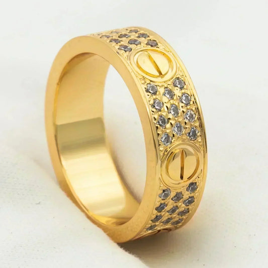 Mysitc LOVE RING 5.5MM DIAMONDS PAVED