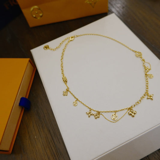 Mysitc BLOOMING SUPPLE NECKLACE BRASS
