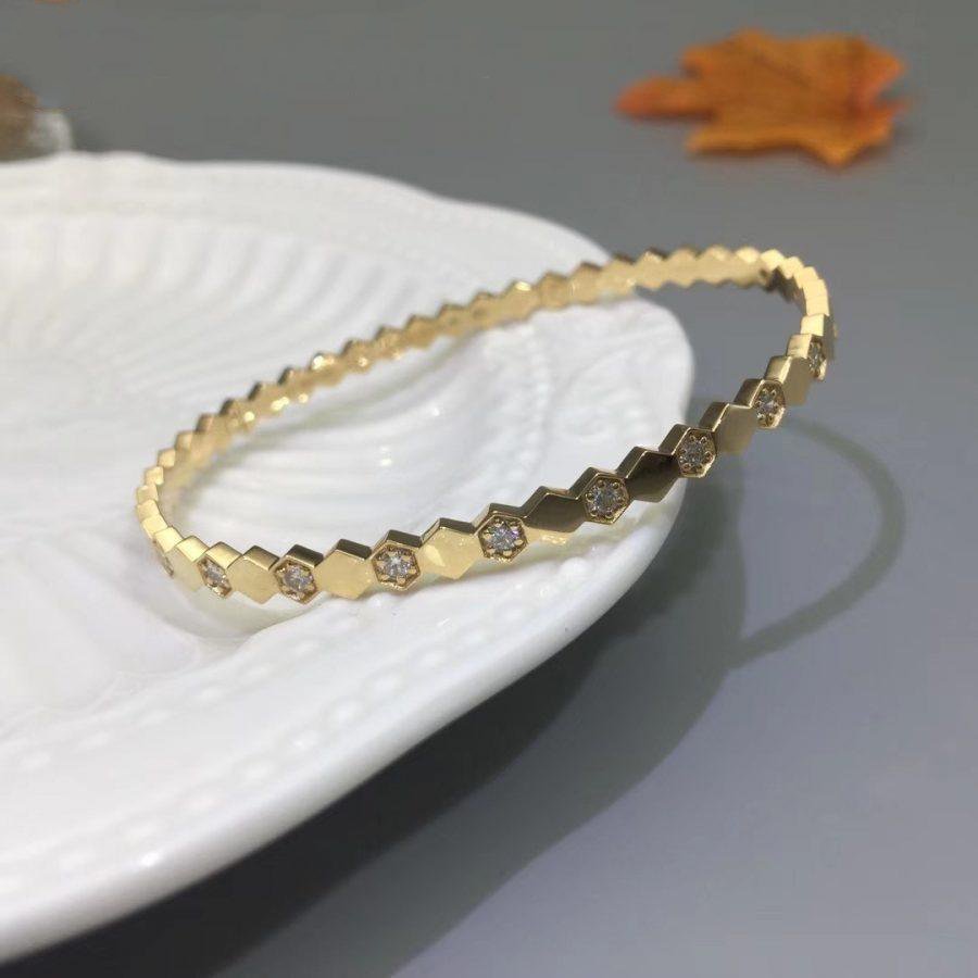 Mysitc BEE LOVE GOLD DIAMOND BRACELET