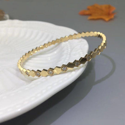 Mysitc BEE LOVE GOLD DIAMOND BRACELET
