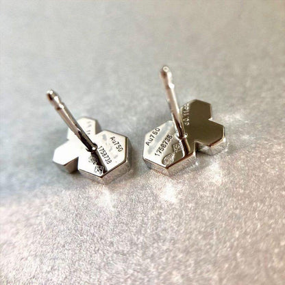Mysitc BEE LOVE SILVER DIAMOND EARRINGS