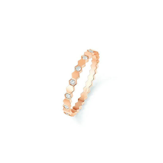 Mysitc BEE LOVE RING PINK GOLD DIAMOND