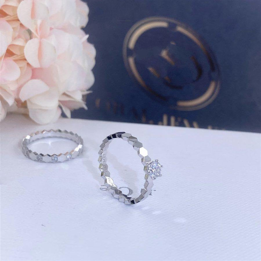 Mysitc BEE LOVE RING SILVER 1 DIAMOND