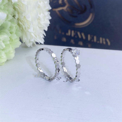 Mysitc BEE LOVE RING SILVER 1 DIAMOND