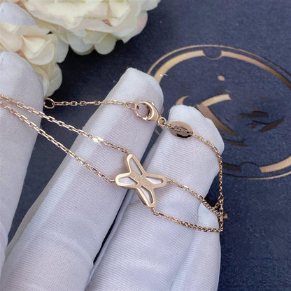 Mysitc JEUX BRACELET WHITE MOP PINK GOLD 1 DIAMOND